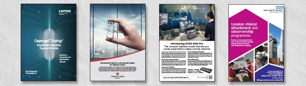 Advertising print media